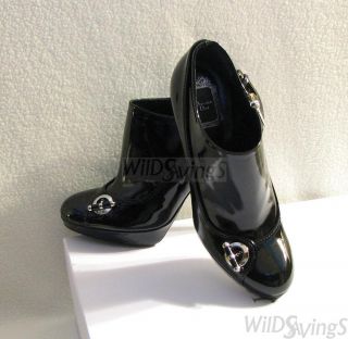 NIB $890 Christian Dior Jazzclub patent leather boots 9.5 39.5