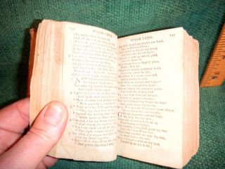 RARE 1807 Bible Book The Psalms of David Hymns Songs