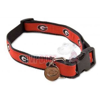 Georgia Bulldogs Woven Ribbon Collar