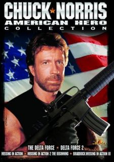 Chuck Norris American Hero Collection New DVD 5 Films Delta Force