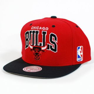 Chicago Bulls Snapback Hat Mitchell Ness NA80Z
