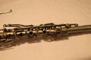 Vintage Elkhart Pan American Brilliante Metal Clarinet