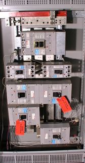 600A 600V Circuit Breaker Box with 7 Breakers 2425 Amps