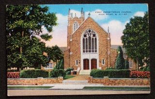 1940s First Presbyterian Church High Point Guilford
