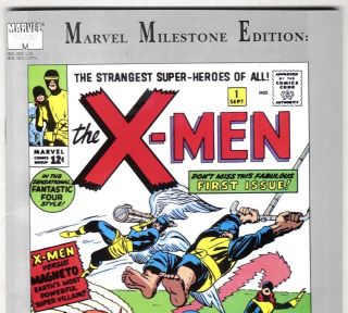The X MEN #1 Marvel Milestone Edition 1st X Men & Magneto from 1991 in