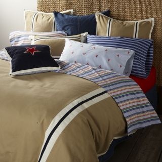 This All American comforter from Tommy Hilfiger set features a classic