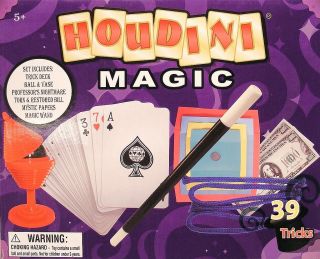 New Kids Houdini Magic Set 39 Tricks To Mystify Your Friends