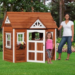  ALL CEDAR WOOD wooden Kids Play House Toy Playhouse childrens outdoor