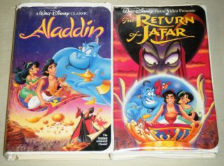 Aladdin Return of Jafar Walt Disney Childrens Animated VHS Movie