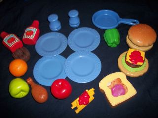 Childrens Play Food Fisher Price Lot of Mixed Pretend Fun with Food