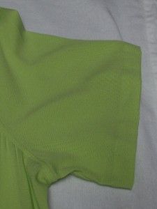 Christopher C J Banks 2X Short Sleeve Button Down Shirt Light Green
