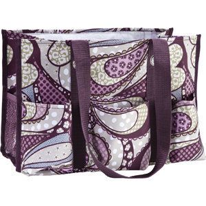 Thirty One Gifts 31 Organizing utility Tote New Print Patchwork