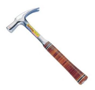 Estwing Claw Hammer 24oz Leather Handle 14561