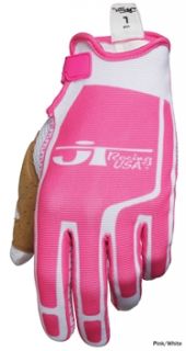 JT Racing Flex Feel Gloves   Pink/White 2012