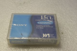 Sony 15CL Computer Grade Cleaning Cartridge 15M New