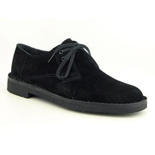 Clarks Bushacre Lo Mens Size 13 Black Regular Suede Oxfords Shoes