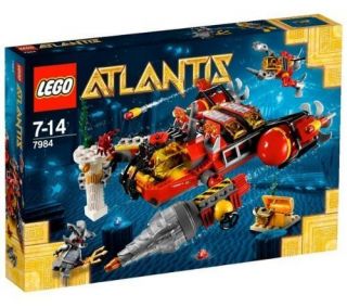 New LEGO ATLANTIS 7984 Deep Sea Raider Sub, Diver, Guardian 265 pc