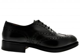 Churchs Shoes Mens Lace Up 7340 51 Burwood G Black Leather UK 9 5 US