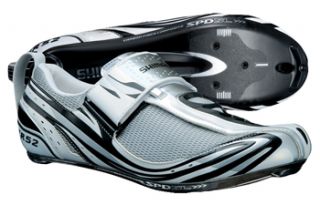 shimano tr52 spd sl triathlon shoes features upper supple synthetic
