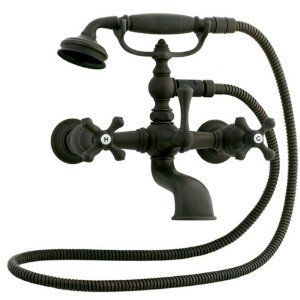 SALE Cifial Clawfoot Bath Tub Faucet Hand Shower Weathered Wall Mount