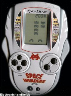 SPACE INVADERS pocket electronic handheld game by Excalibur. Tested