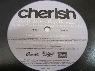 Cherish Chingy Young Joc Fabo Do It To It Remix Hip Hop R&B Vinyl 12