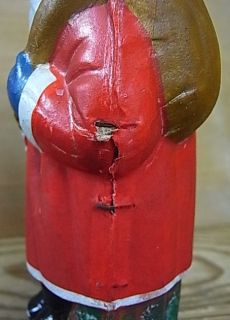 CB20 * SANTA CLAUS BELSNICKLE CHRISTMAS CANDY CONTAINER * ANTIQUE