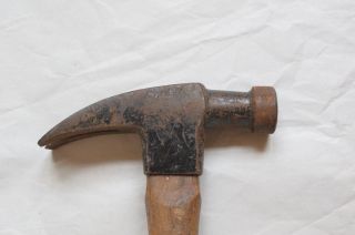 Antique Heller 20 oz Claw Hammer with Horse Logo Engraving 14 1 16