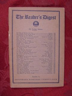 Readers Digest September 1925 Le Brea Clarence Darrow