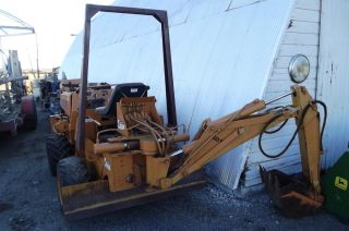  Case 360 Vibratory Trencher and Backhoe w Blade