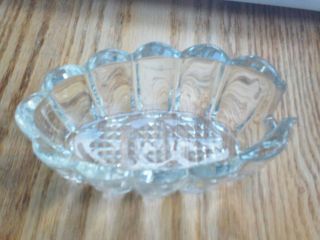  Princess House Heritage Clear Crystal Spoon or Fork Holder