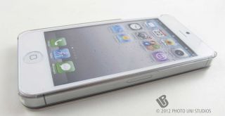 Blue Aluminum Clear Side Rear Hard Case Cover Apple iPhone 5 6th Gen