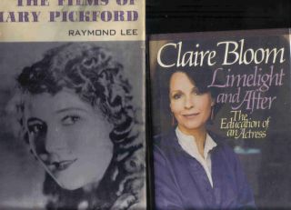 Books Films of Mary Pickford Claire Bloom Limelight and After