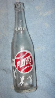   Players ACL Soda Pop Bottle 10 oz Red Rock Bottlers Clay Center Kans