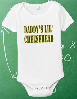  Onesie Packer Bodysuit cheesehead Shirt Infant Shirt Baby Tee