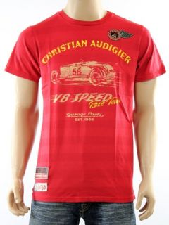 100% Auth New Christian Audigier Ed Hardy Garage CA Race Team T Shirt