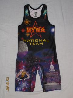 Cliff Keen Youth Wrestling Singlet Adult XS XSmall Mywa National Team