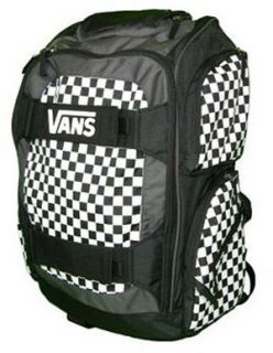 the offender backpack offers classic vans styling in a black and white