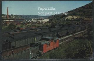 VA Clifton Forge Chrome C50 C O Railroad Yards Coal Car