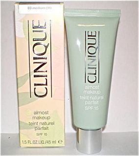 Clinique Almost Makeup Oil Free SPF 15 New NIB Select Shade