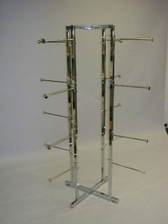 clothing rack for store display features 16 round tube arms all 12