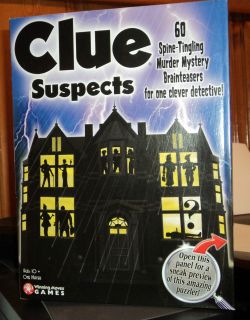 Clue Suspects Card Game by Winning Moves Hard to Find