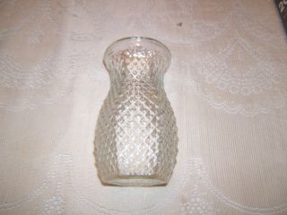  Hoosier 6 Sided Clear Vase 4071