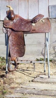 Cleburne 15 5 Western Saddle by Cleburne Saddle Shop of Cleburne Texas
