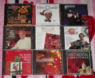 LOT / Collection of OLDIES / Crooner CHRISTMAS Music cds