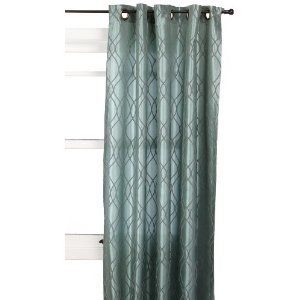 Christo 54 by 84 Grommet Topped Pole Top Window Curtain Panel Mineral