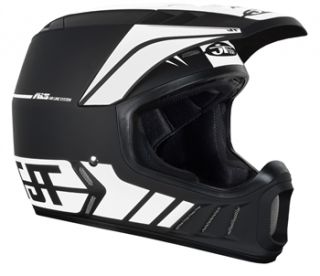 JT Racing ALS2 Full Face Helmet   Black/White 2012
