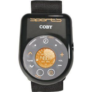 Coby CX 96 All Weather Sport Am FM Radio with Arm Band
