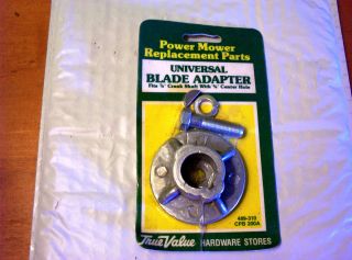Lawnmower Universal Blade Adapter Fits 7 8 Crank with 3 8 Center Hole