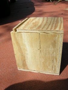 plywood nesting box large cockatiel